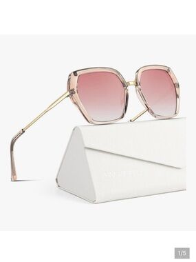 🆕 Pink Gradient Square Sunglasses